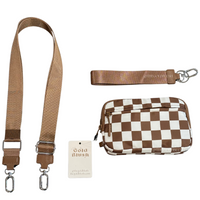 Gold Blush DualMode 2 in 1 Wallet RFID Protected– Nylon Wristlet & Crossbody Bag for Women, Fits Most Smartphones, Stylish & Versatile