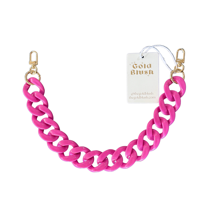 Acrylic Luxe Bag Chain | 18" Multi-Use Handle, Strap & Décor