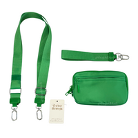 Gold Blush DualMode 2 in 1 Wallet RFID Protected– Nylon Wristlet & Crossbody Bag for Women, Fits Most Smartphones, Stylish & Versatile