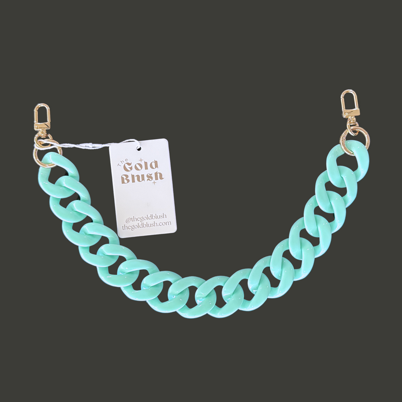 Acrylic Luxe Bag Chain | 18" Multi-Use Handle, Strap & Décor