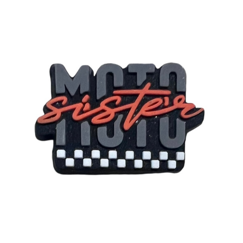 Moto Sister Croc Charm
