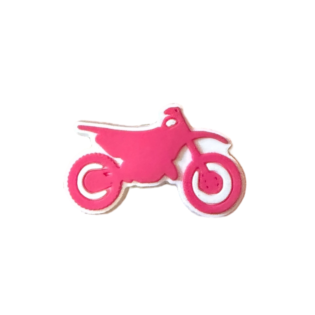 Dirt Bike Croc Charm