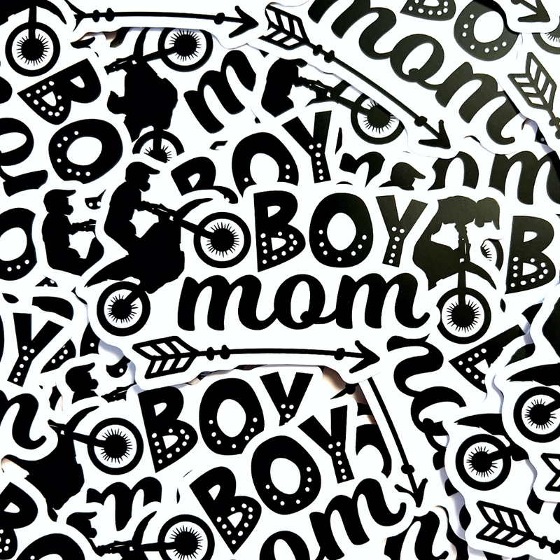 Boy Mom Sticker