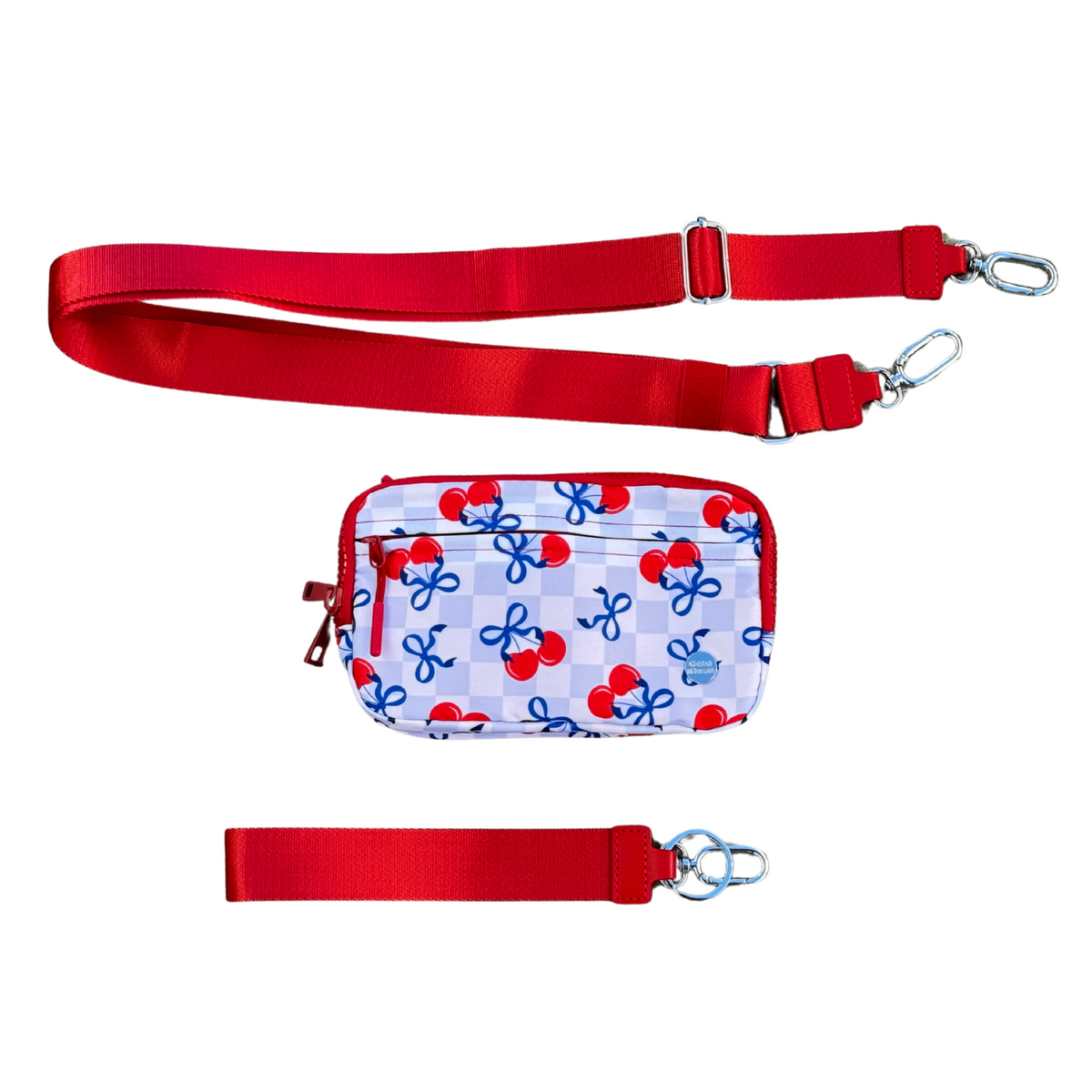 Gold Blush DualMode 2 in 1 Wallet RFID Protected– Nylon Wristlet & Crossbody Bag for Women, Fits Most Smartphones, Stylish & Versatile