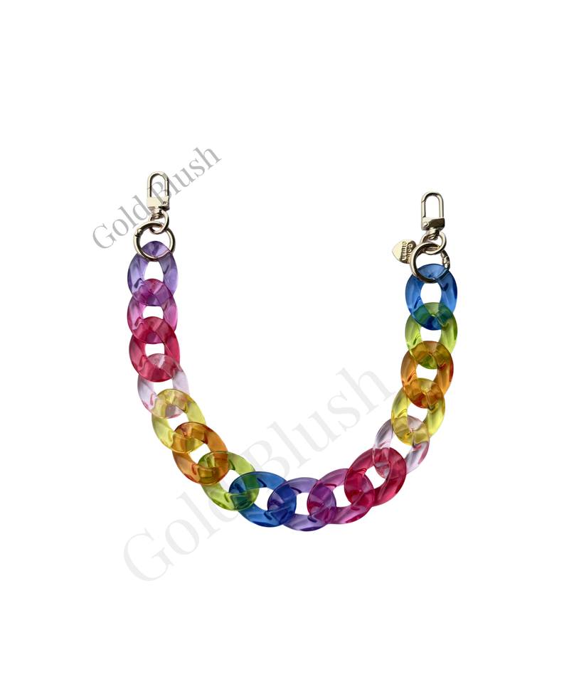 Acrylic Luxe Bag Chain | 18" Multi-Use Handle, Strap & Décor
