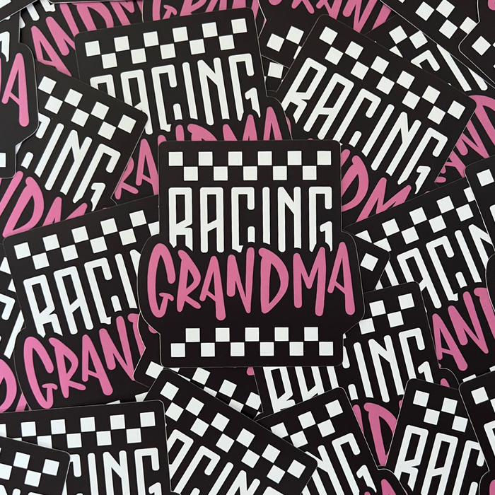 Racing Grandma Sticker