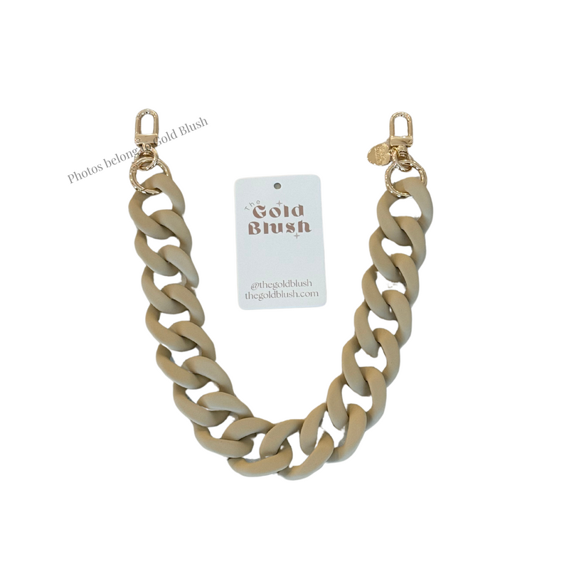 Acrylic Luxe Bag Chain | 18" Multi-Use Handle, Strap & Décor