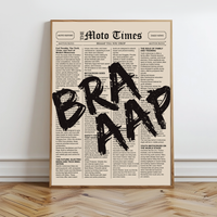 Moto Times Wall Prints - Digital Download