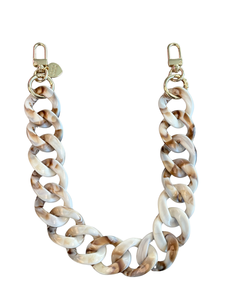 Acrylic Luxe Bag Chain | 18" Multi-Use Handle, Strap & Décor