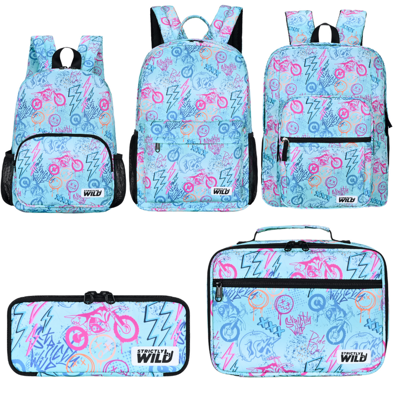 Cotton Candy Moto Bags