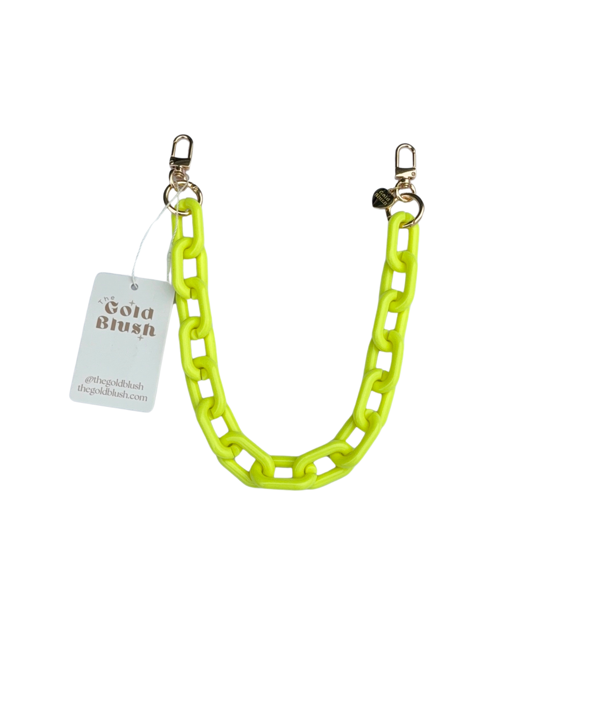 Gold Blush PopLinks – Chunky Acrylic Bag Chain for Purses, Handbags & Crossbodies (Decor or Handle)