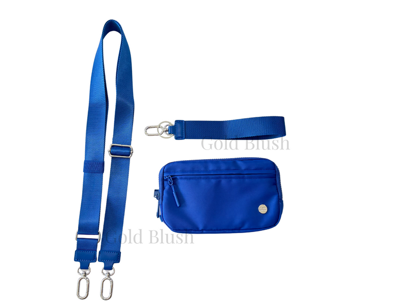 Gold Blush DualMode 2 in 1 Wallet RFID Protected– Nylon Wristlet & Crossbody Bag for Women, Fits Most Smartphones, Stylish & Versatile