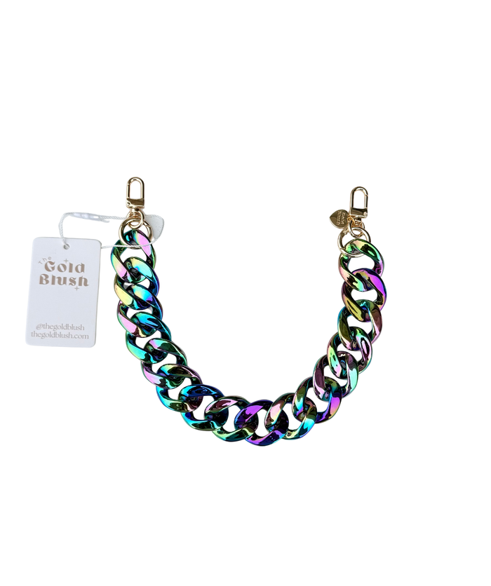 Acrylic Luxe Bag Chain | 18" Multi-Use Handle, Strap & Décor