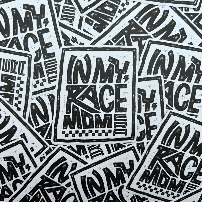 In My Race Mom Era Sticker