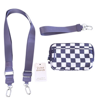 Gold Blush DualMode 2 in 1 Wallet RFID Protected– Nylon Wristlet & Crossbody Bag for Women, Fits Most Smartphones, Stylish & Versatile