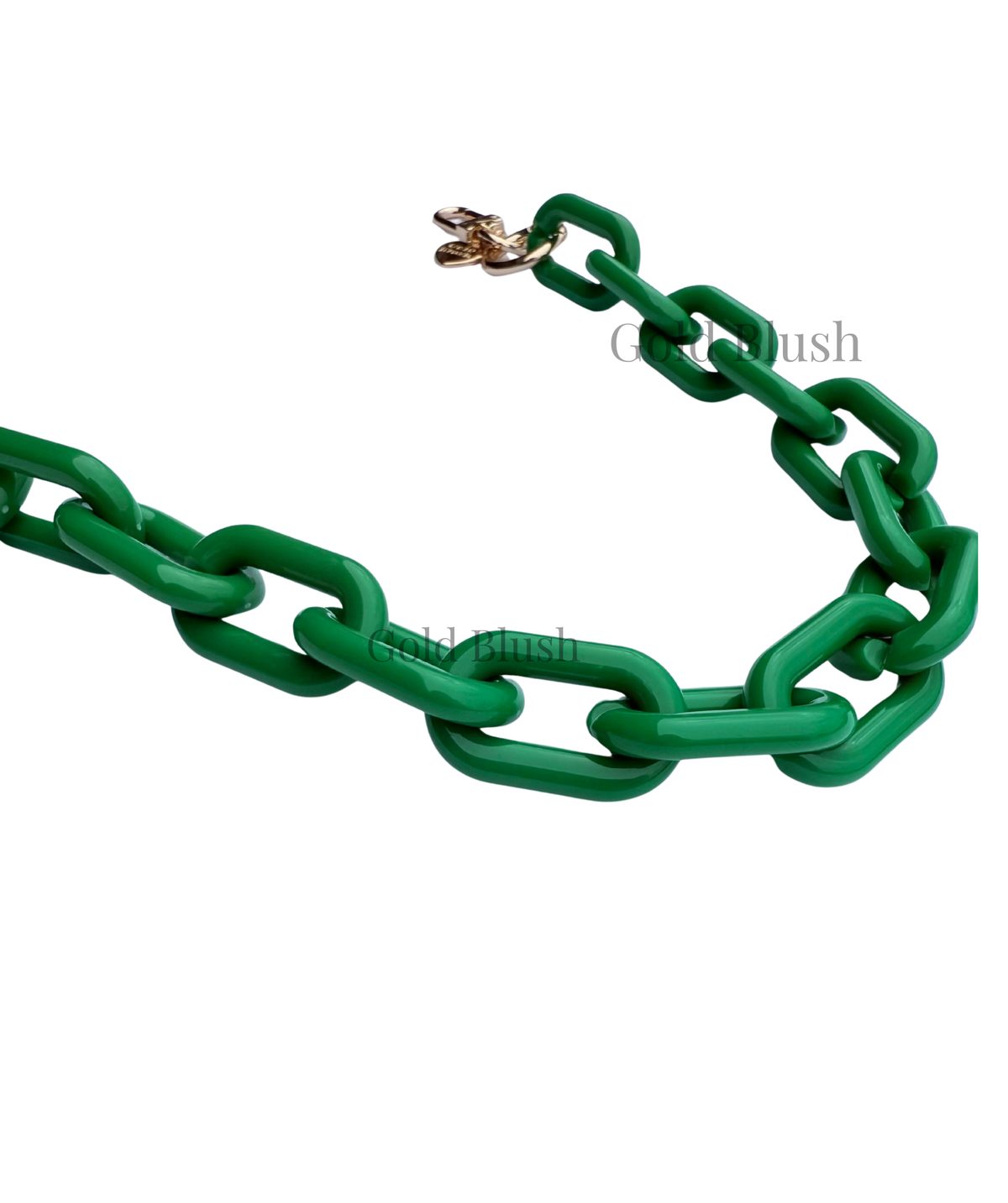 Gold Blush PopLinks – Chunky Acrylic Bag Chain for Purses, Handbags & Crossbodies (Decor or Handle)