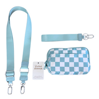 Gold Blush DualMode 2 in 1 Wallet RFID Protected– Nylon Wristlet & Crossbody Bag for Women, Fits Most Smartphones, Stylish & Versatile