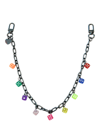 Chunky Gold-Tone Aluminum Bag Chain | 18" Versatile Handle &  Decor