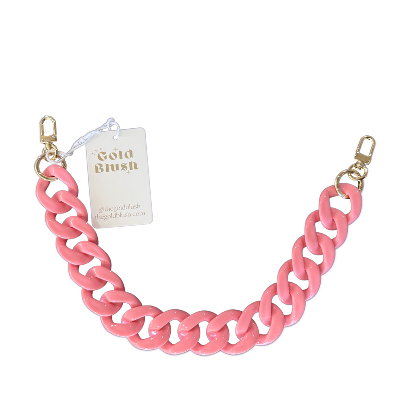 Acrylic Luxe Bag Chain | 18" Multi-Use Handle, Strap & Décor