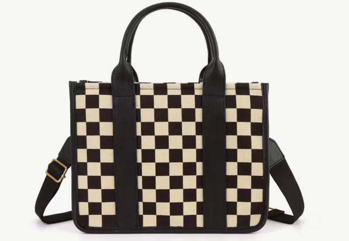 Checkmate Mini Tote 🖤🤎