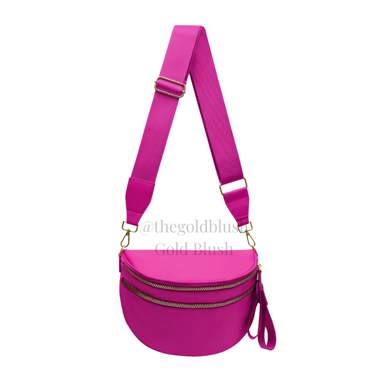 Gold Blush BEST SELLING Nylon Bum Bag Crossbody Bag MORE COLORS!