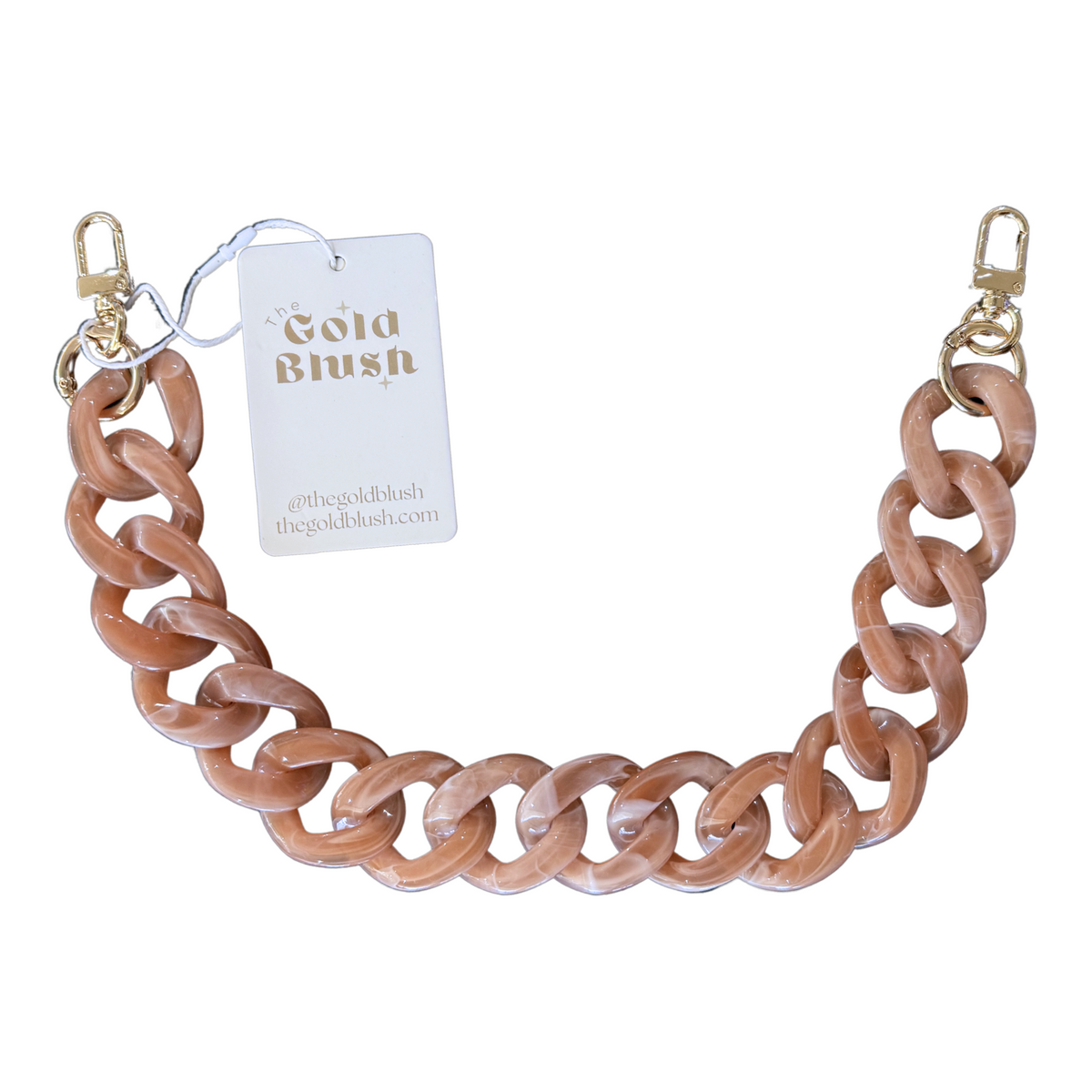 Acrylic Luxe Bag Chain | 18" Multi-Use Handle, Strap & Décor