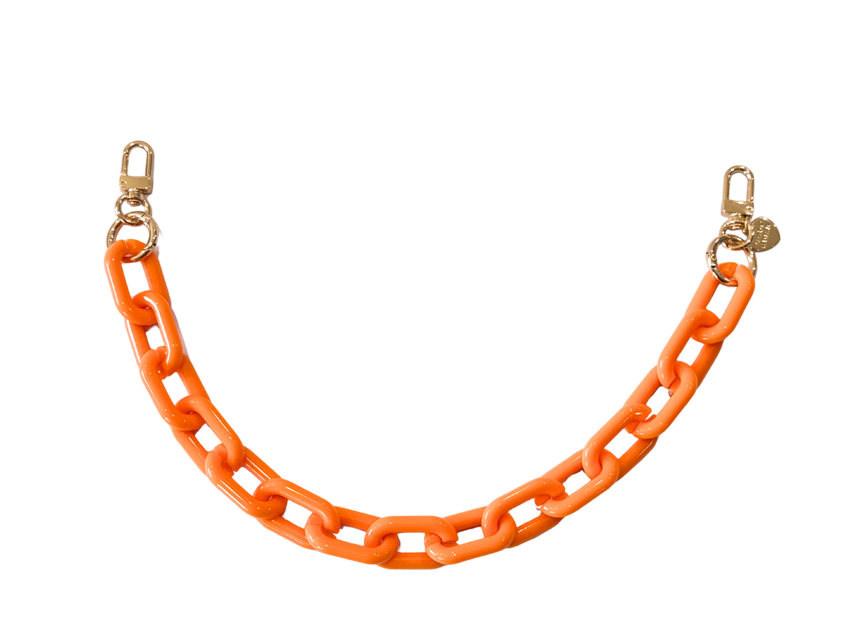 Gold Blush PopLinks – Chunky Acrylic Bag Chain for Purses, Handbags & Crossbodies (Decor or Handle)