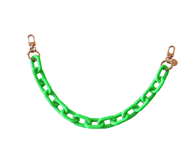 Gold Blush PopLinks – Chunky Acrylic Bag Chain for Purses, Handbags & Crossbodies (Decor or Handle)