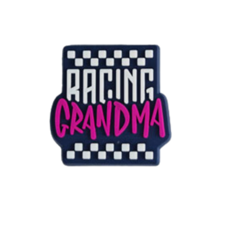 Racing Grandma Croc Charm