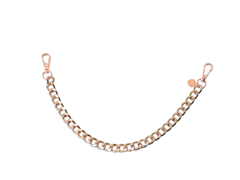 Chunky Gold-Tone Aluminum Bag Chain | 18" Versatile Handle &  Decor