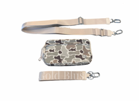 Gold Blush DualMode 2 in 1 Wallet RFID Protected– Nylon Wristlet & Crossbody Bag for Women, Fits Most Smartphones, Stylish & Versatile