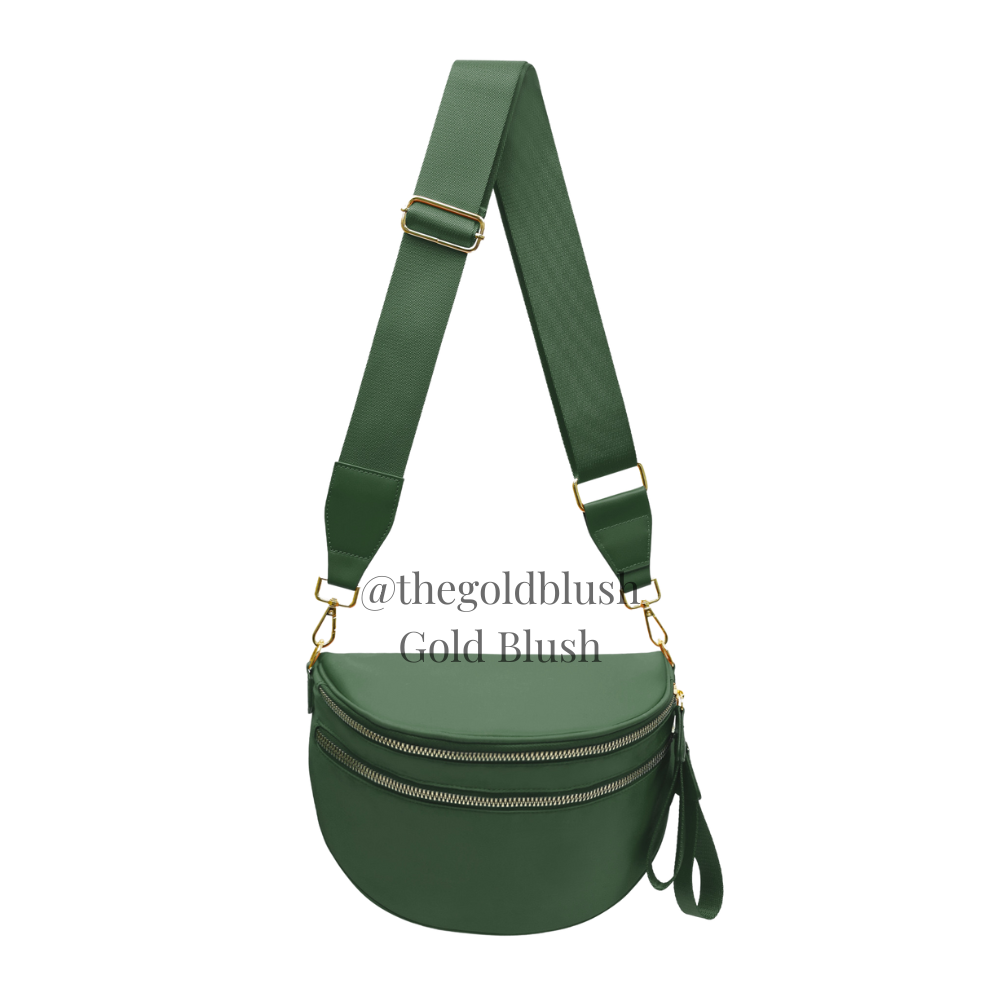 Gold Blush BEST SELLING Nylon Bum Bag Crossbody Bag MORE COLORS!