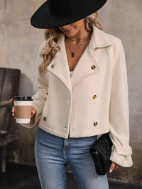 creme mini peacoat